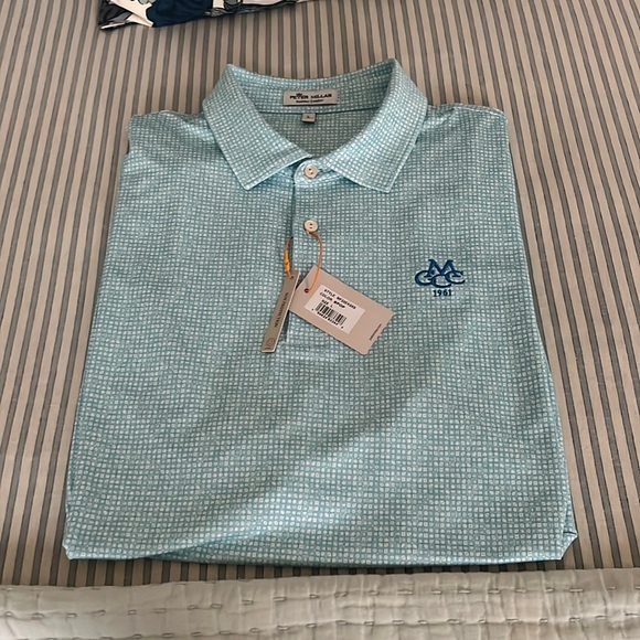 Peter Millar Other - Peter Millar New with tags domino pattern jersey polo